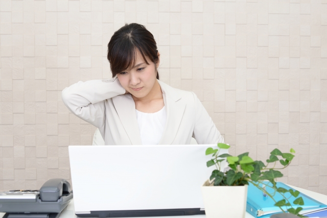 PC作業で肩こり