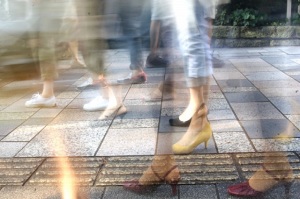 ハイヒール雑踏