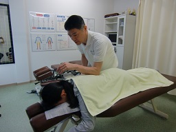 施術の様子